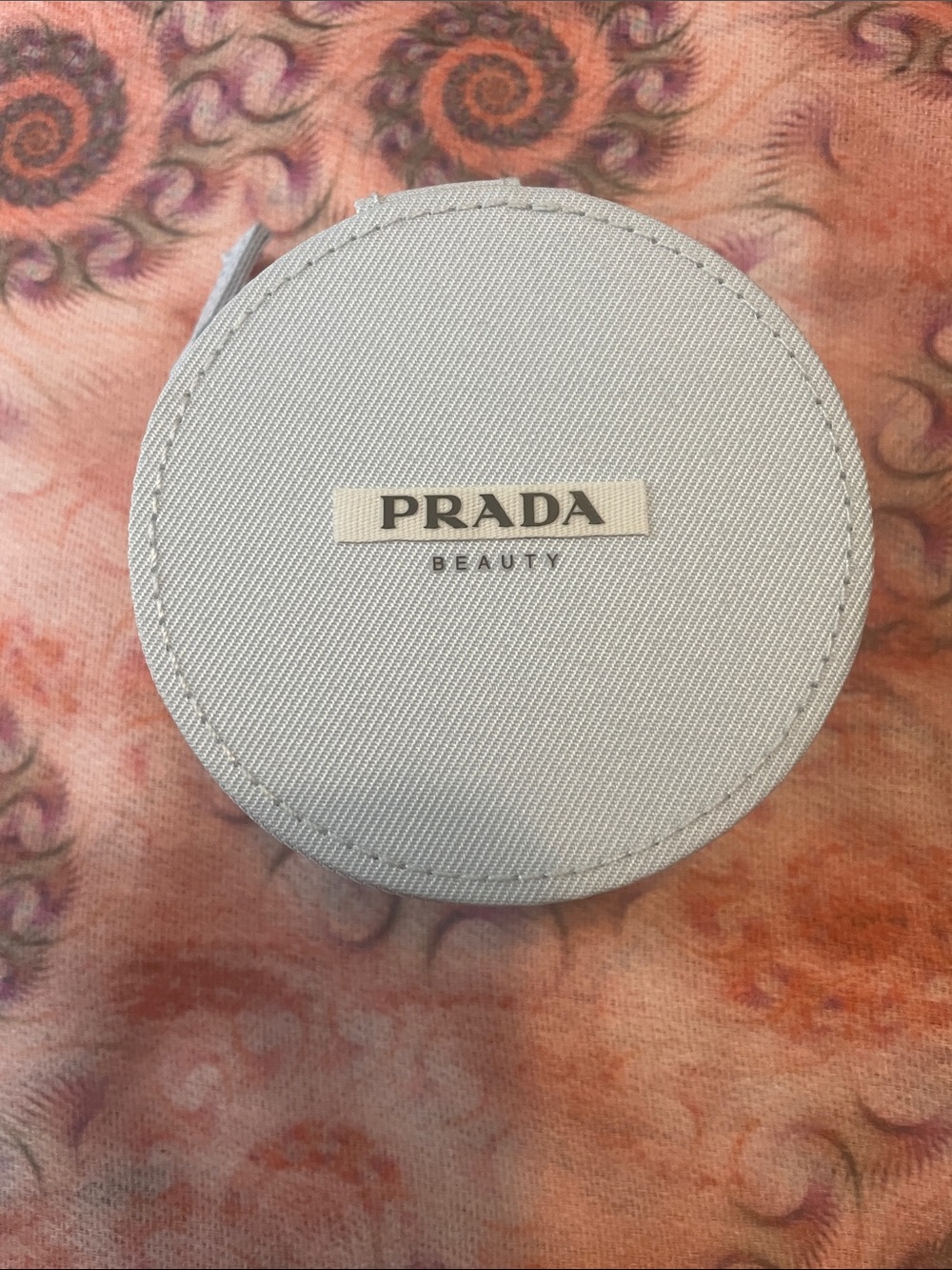 Prada Round Cosmetic Case